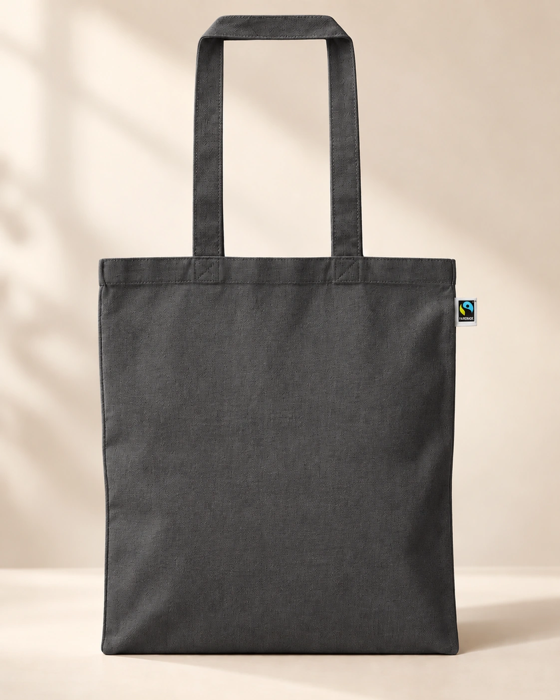 Printwear Fairtrade Baumwolltasche in Graphite Grey