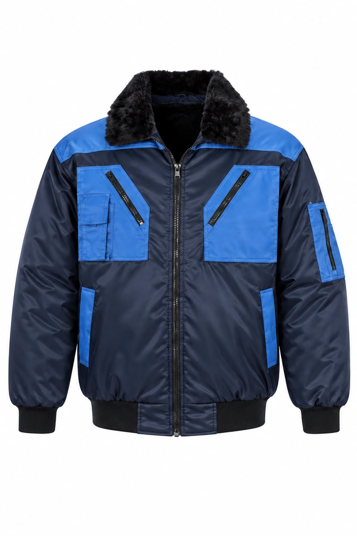 Pilotenjacke Oslo 4-in-1 in Marine / Kornblau