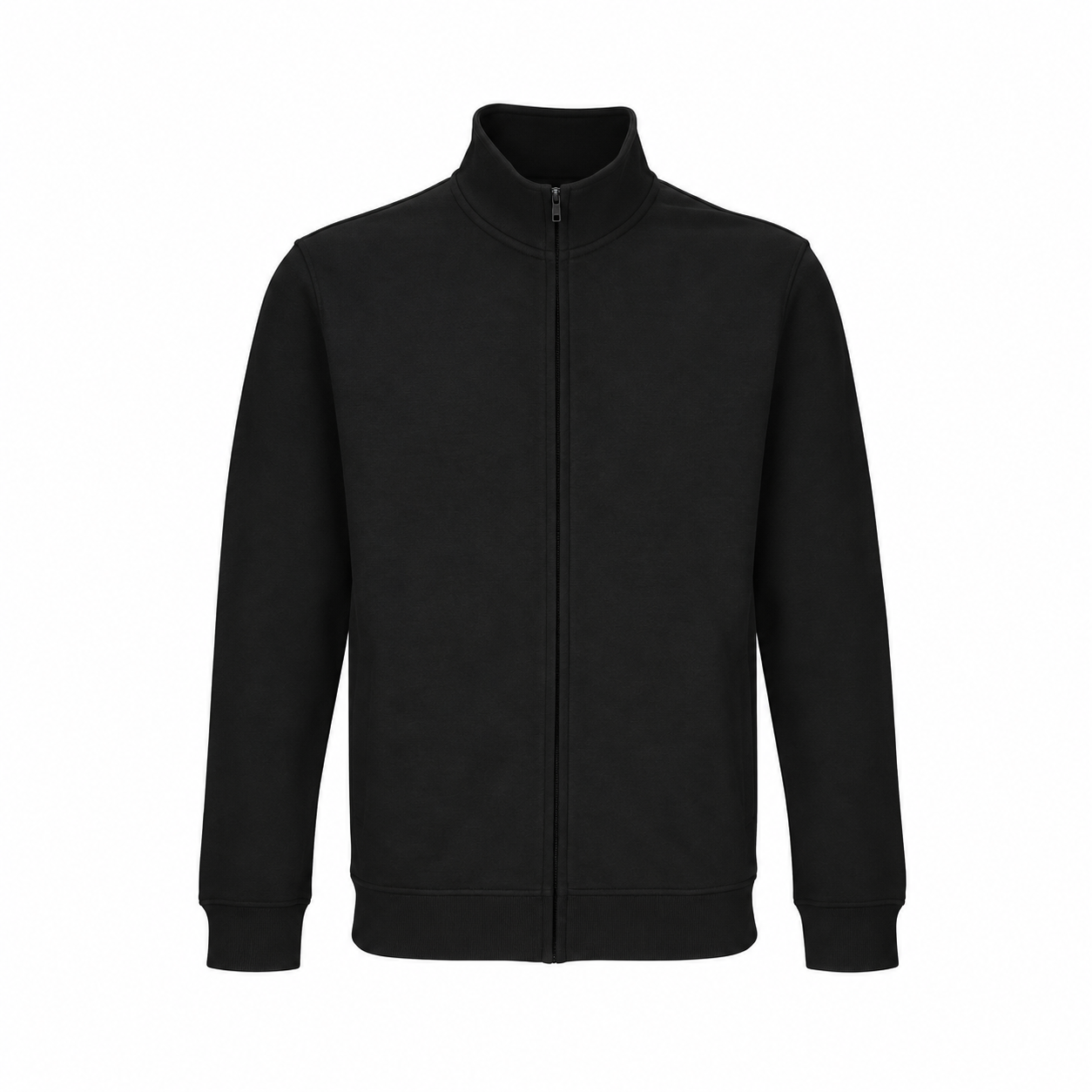 Classic Zip Jacket in Schwarz