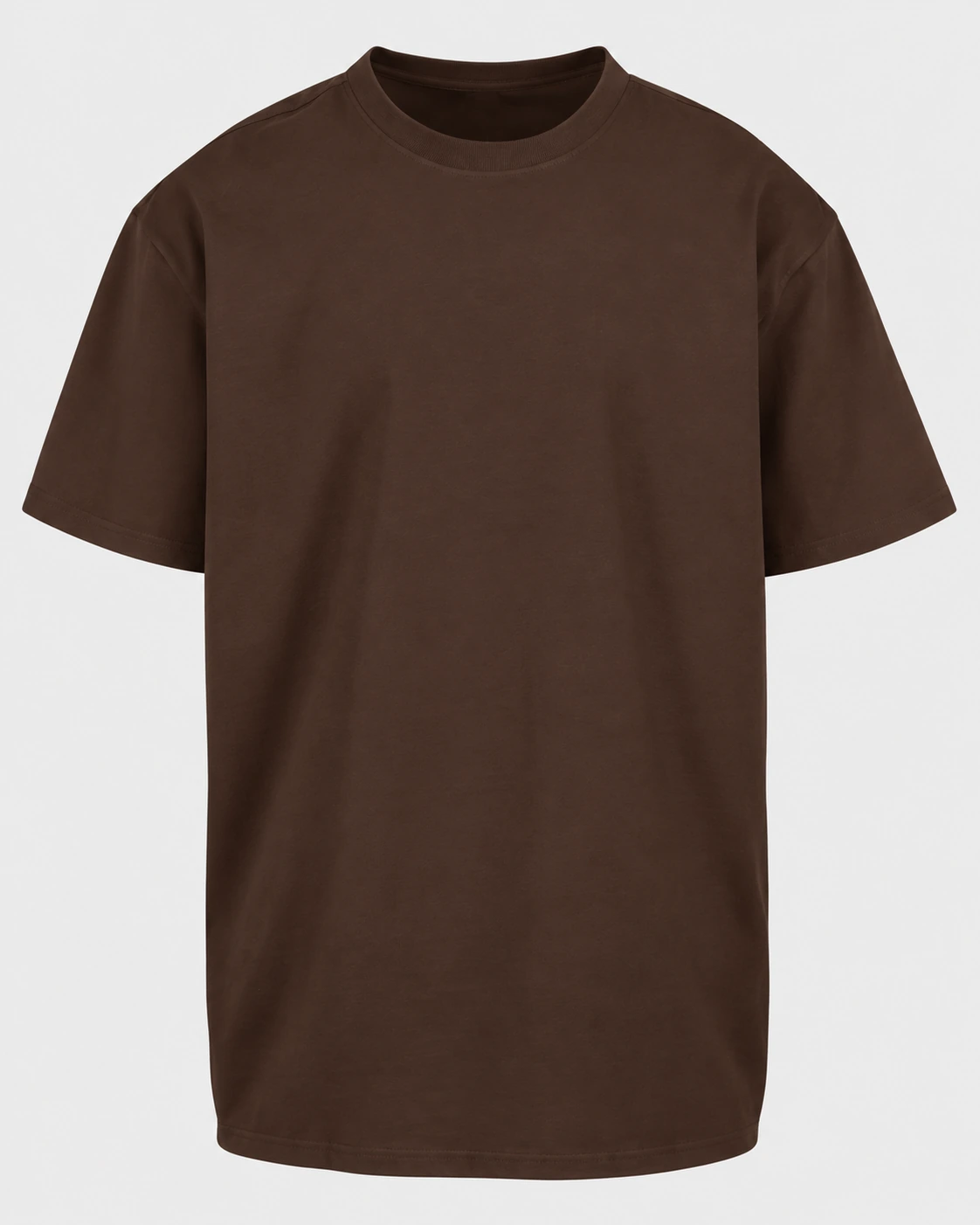 Heavy Oversize Tee in Chocolate Brown