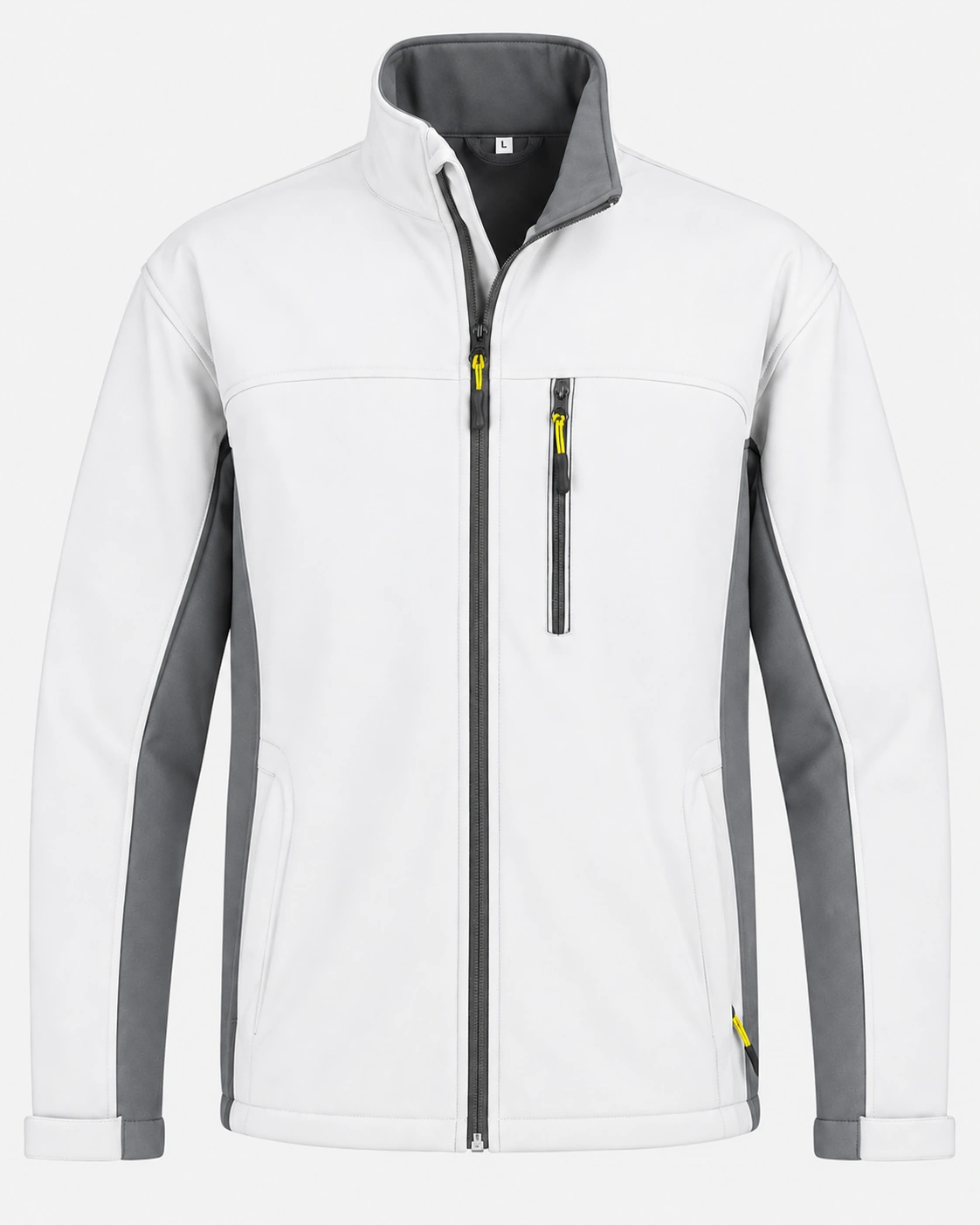 Work Softshell 320 in Weiß / Grau