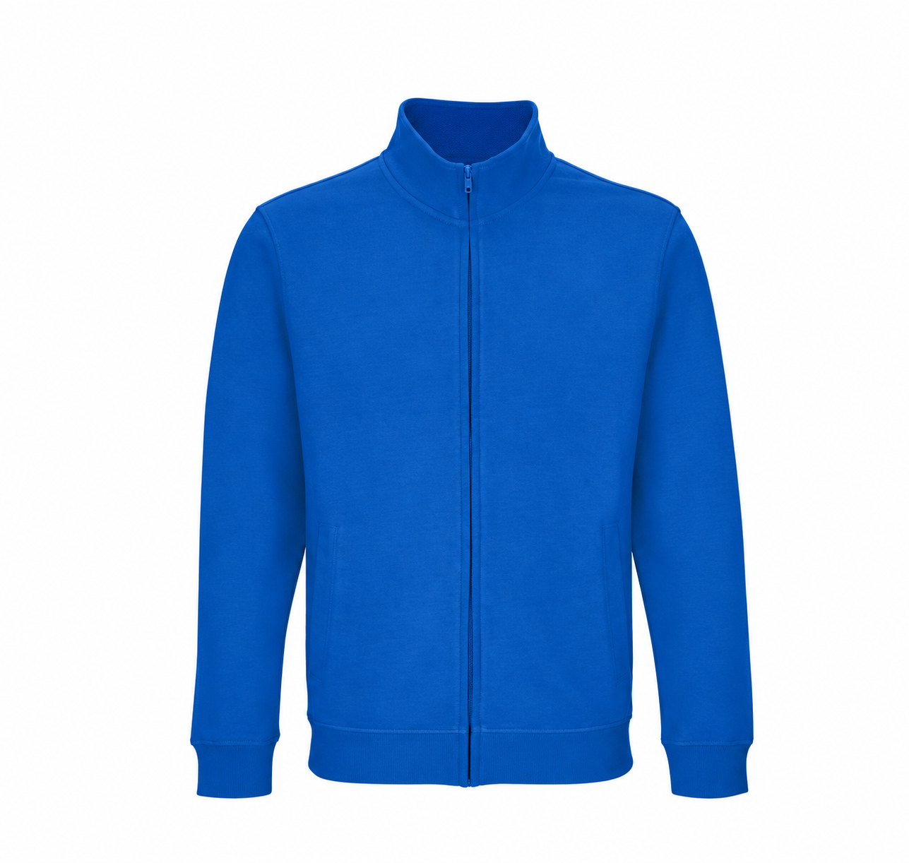 Classic Zip Jacket in Royal Blue