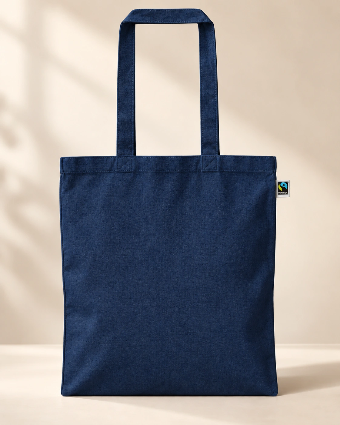 Printwear Fairtrade Baumwolltasche in Navy