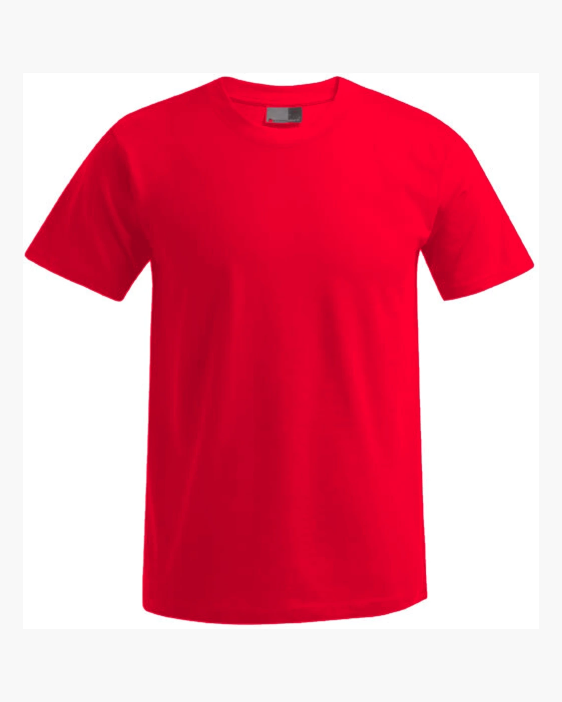Premium Tee in Fire Red