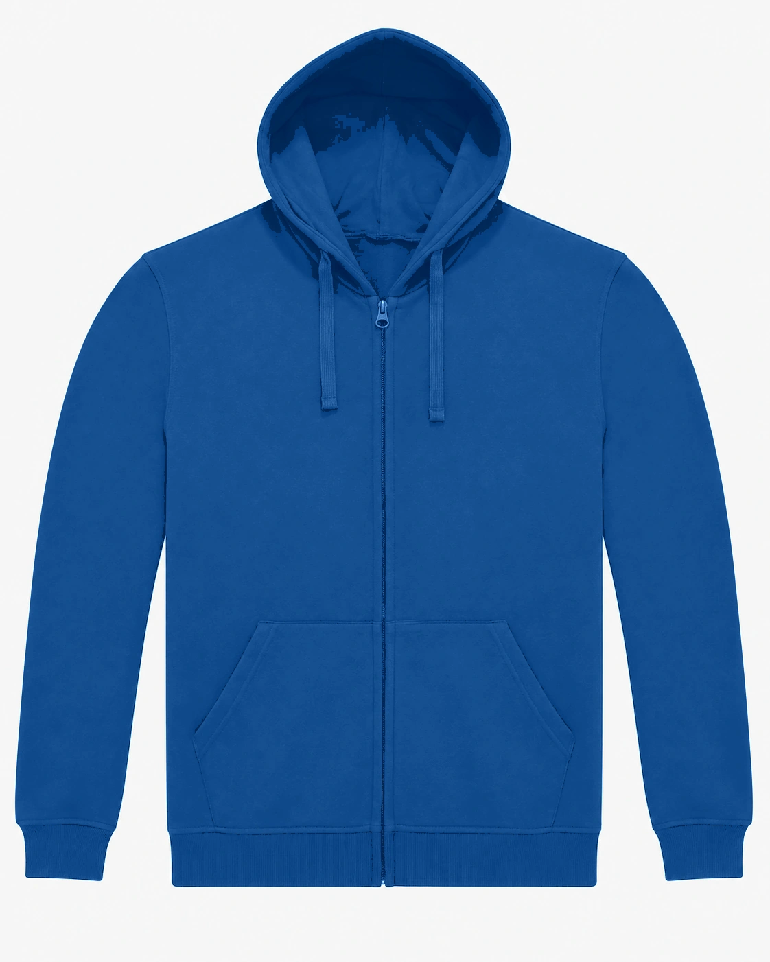 B&C ID.224 Zip Hood in Royal Blue