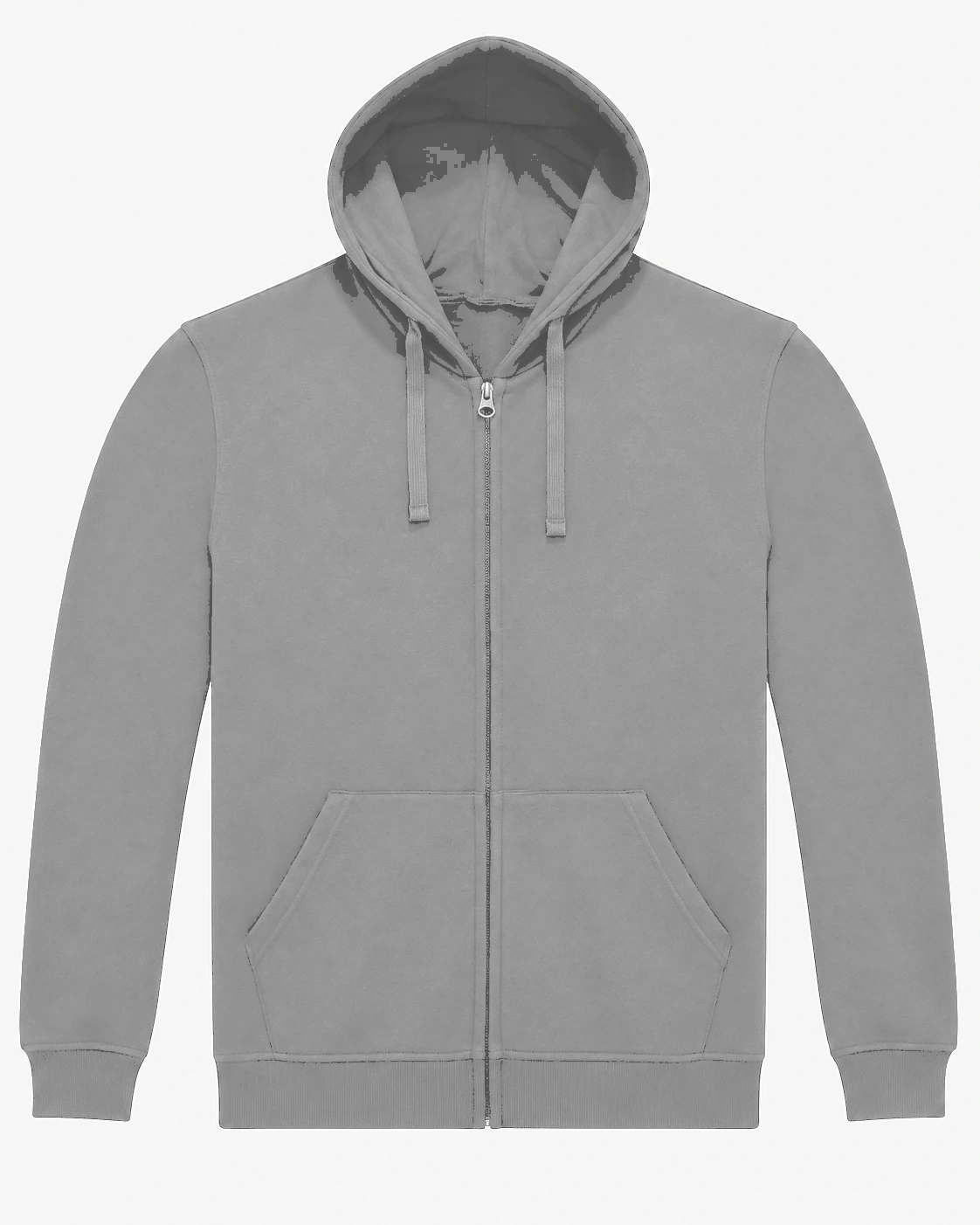 B&C ID.224 Zip Hood in Sport Grey (Heather)
