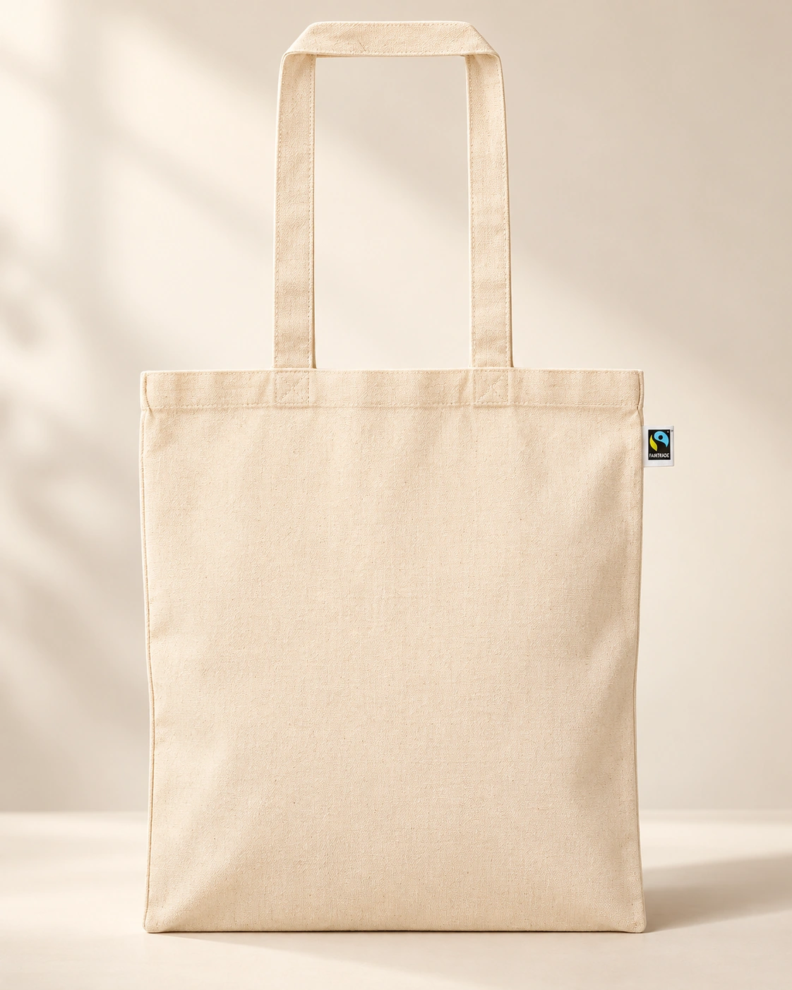Printwear Fairtrade Baumwolltasche in Natural