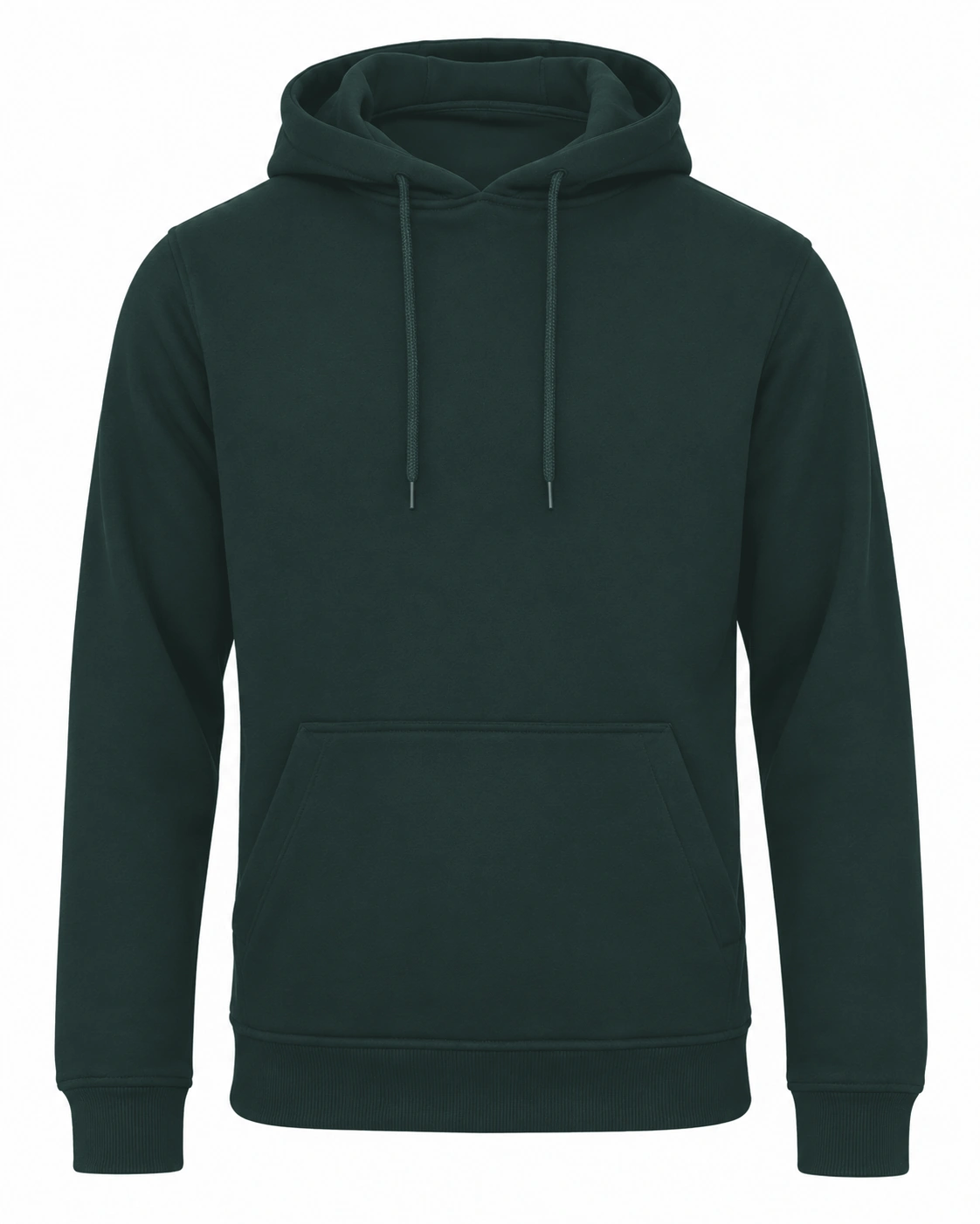 Heavy Hoodie in Bottle Green