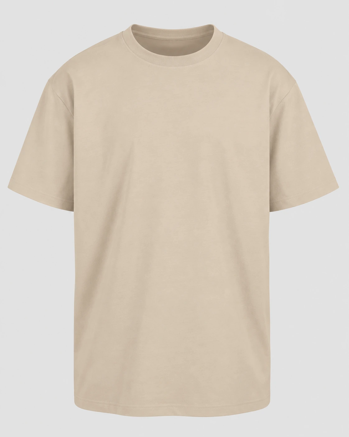 Heavy Oversize Tee in Sand