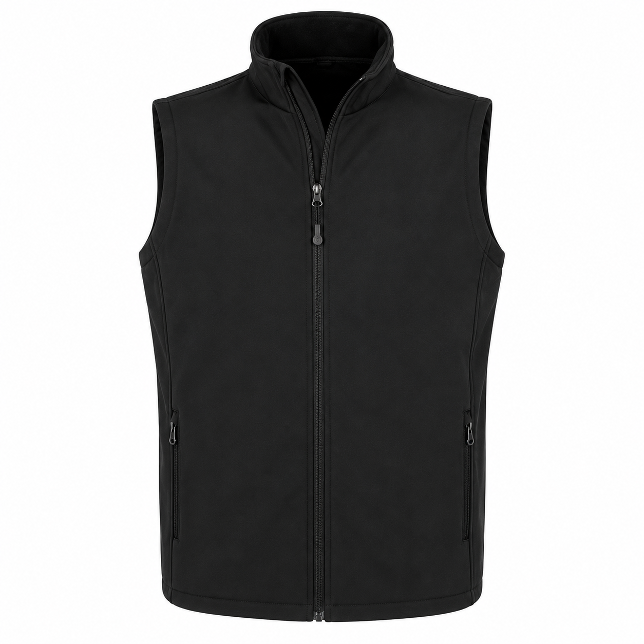 Result Mens Recycled 2-Layer Printable Softshell Bodywarmer in Black
