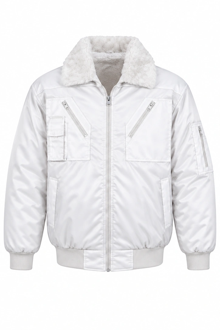 Pilotenjacke Oslo 4-in-1 in Weiß