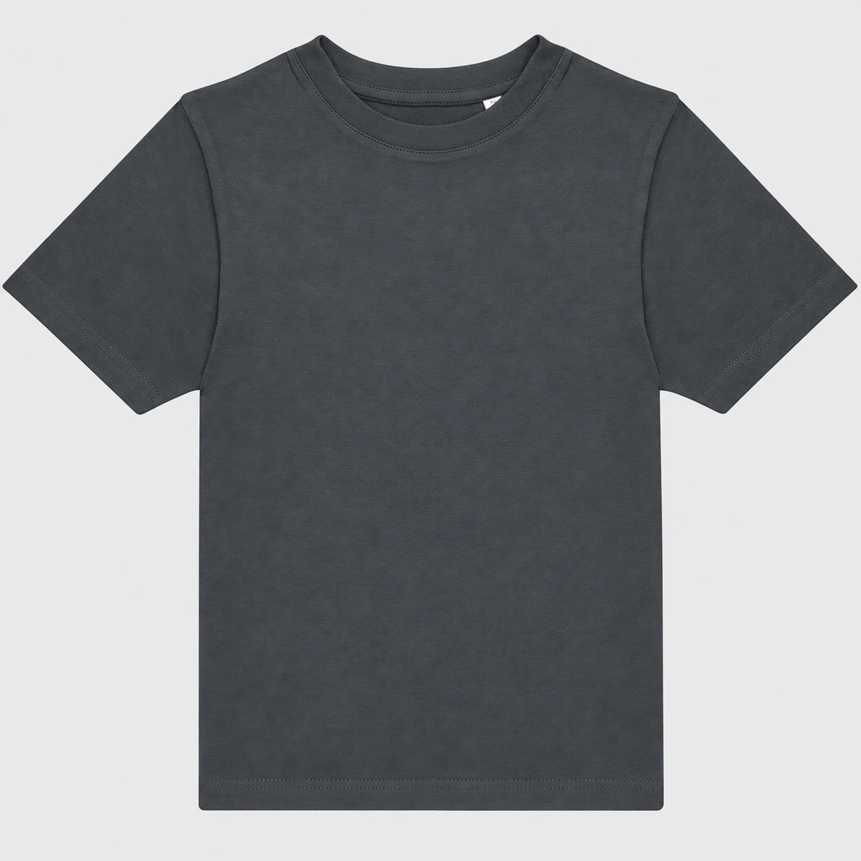 Kids #E150 Tee in Dark Grey (Solid)