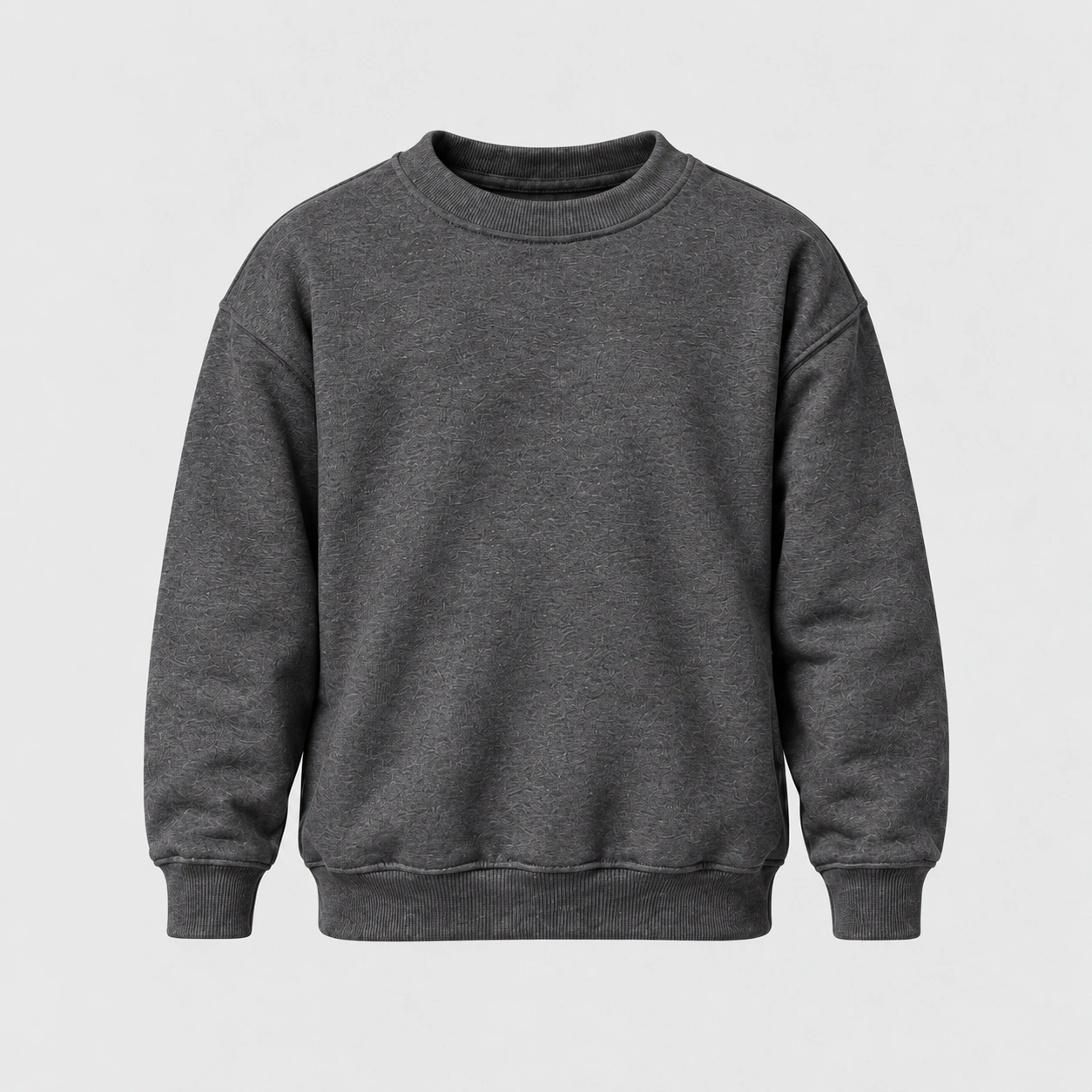 Heavy Blend Youth Crewneck Sweatshirt in Dark Heather