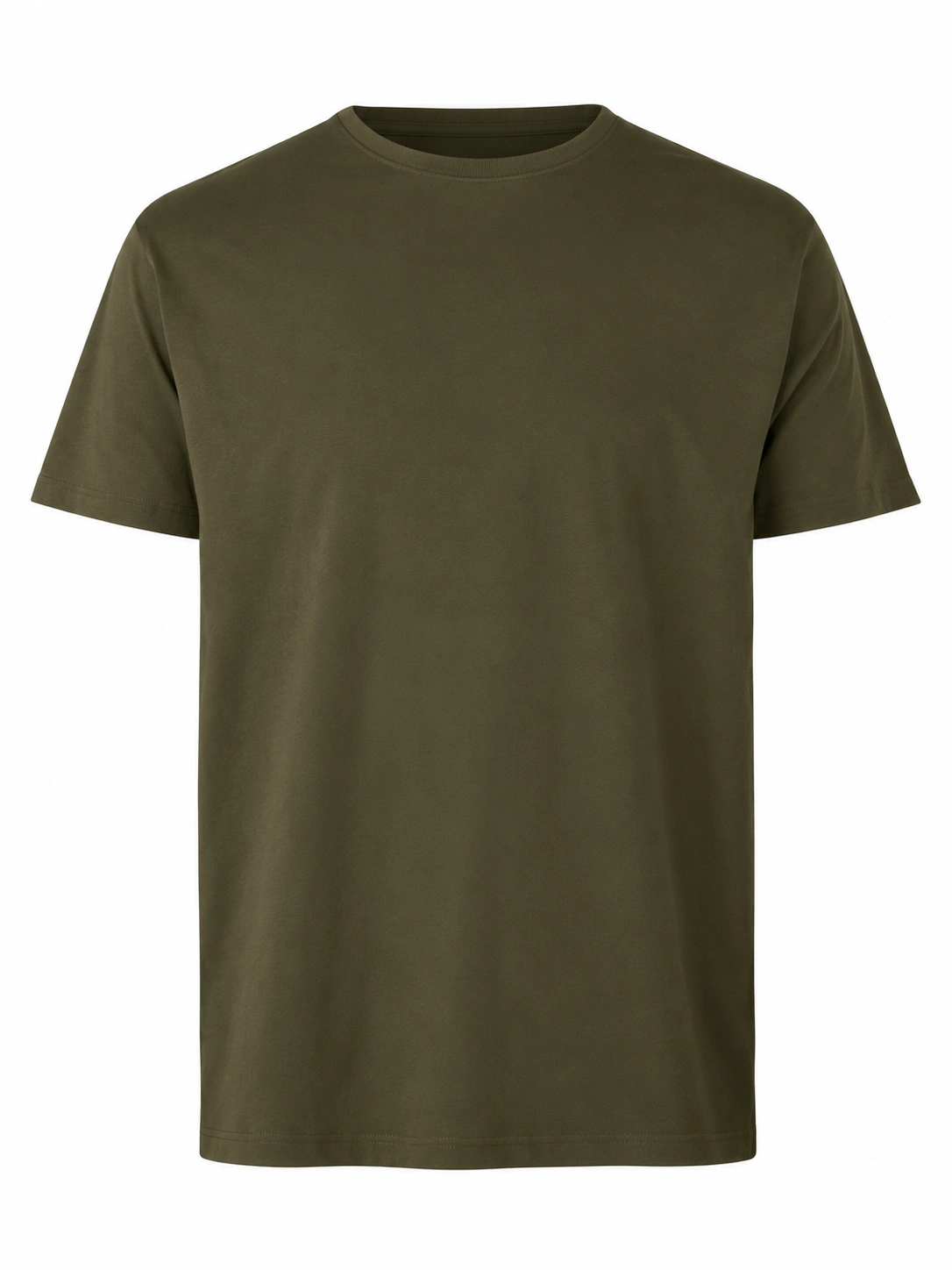 Komfort Stretch T-Shirt in Oliv