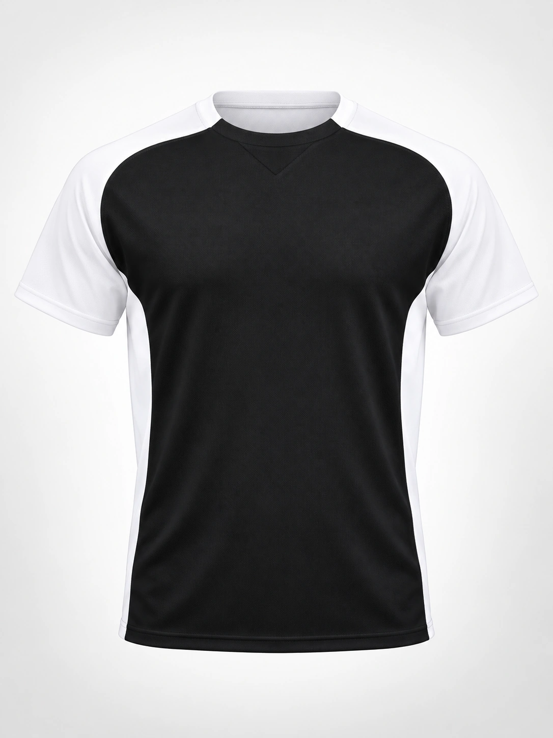 Bugatti T-Shirt in Black 02 / White 01