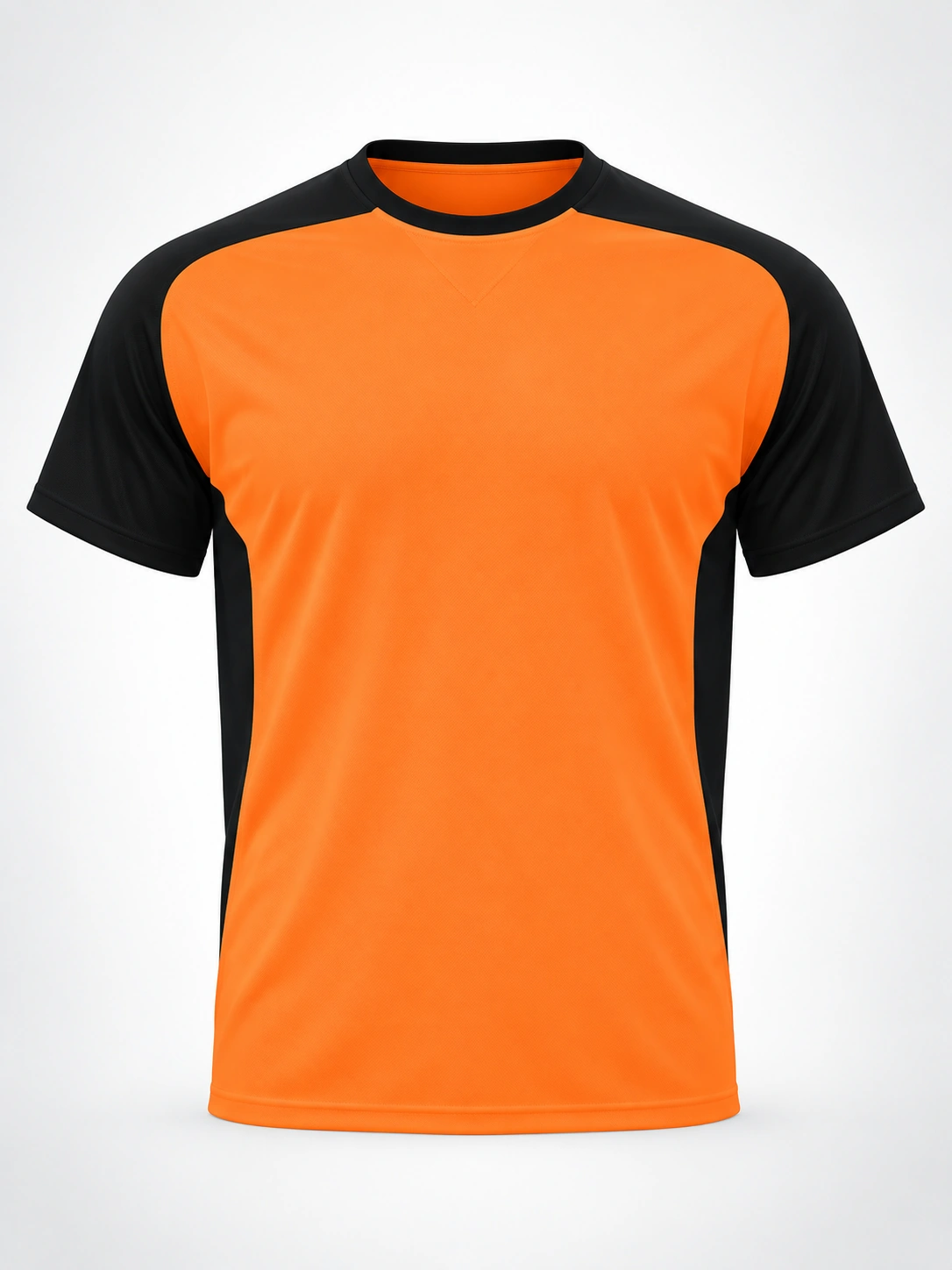 Bugatti T-Shirt in Fluor Orange 223 / Black 02