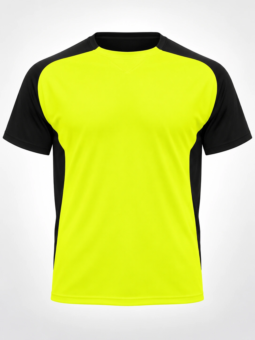 Bugatti T-Shirt in Fluor Yellow 221 / Black 02