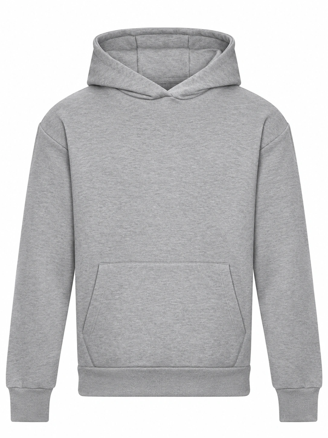 Heavyweight Signature Hoodie in Heather Grey